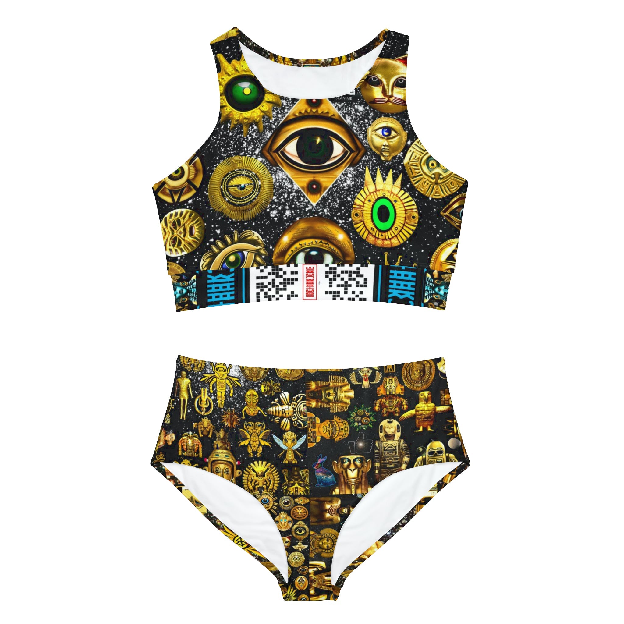 Sporty Bikini Set (AOP) - Premium All Over Prints from Printify - Just $79.60! Shop now at Abstrakjsnc 