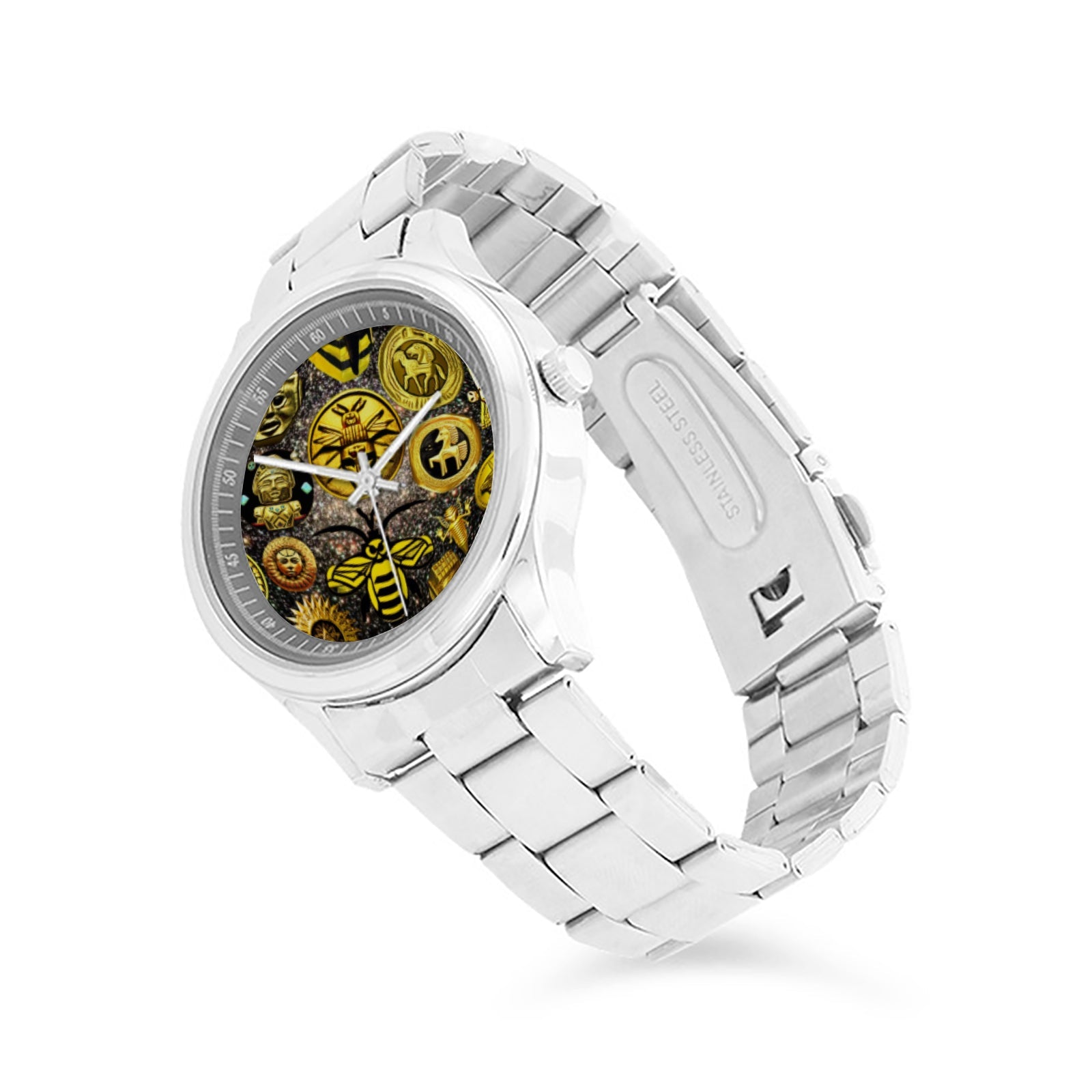 Men's Stainless Steel Watch (Model 104) - Premium  from 99DIY - Just $30! Shop now at Abstrakjsnc 